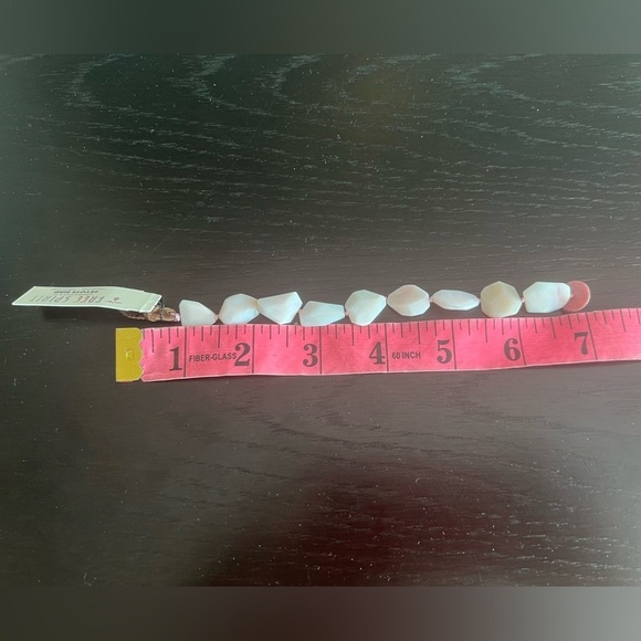 NWT Peyote Bird Free Spirit Rose Quartz Bracelet Button Loop Closure Leather - Picture 14 of 15